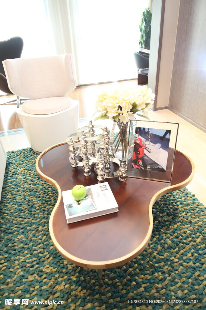 创意异形茶几摆件展示