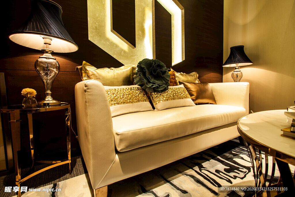 现代简约风温馨客厅一角