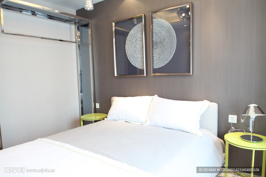 简约现代风格卧室场景