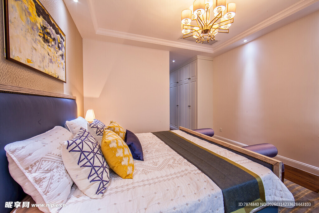 温馨卧室 舒适惬意空间