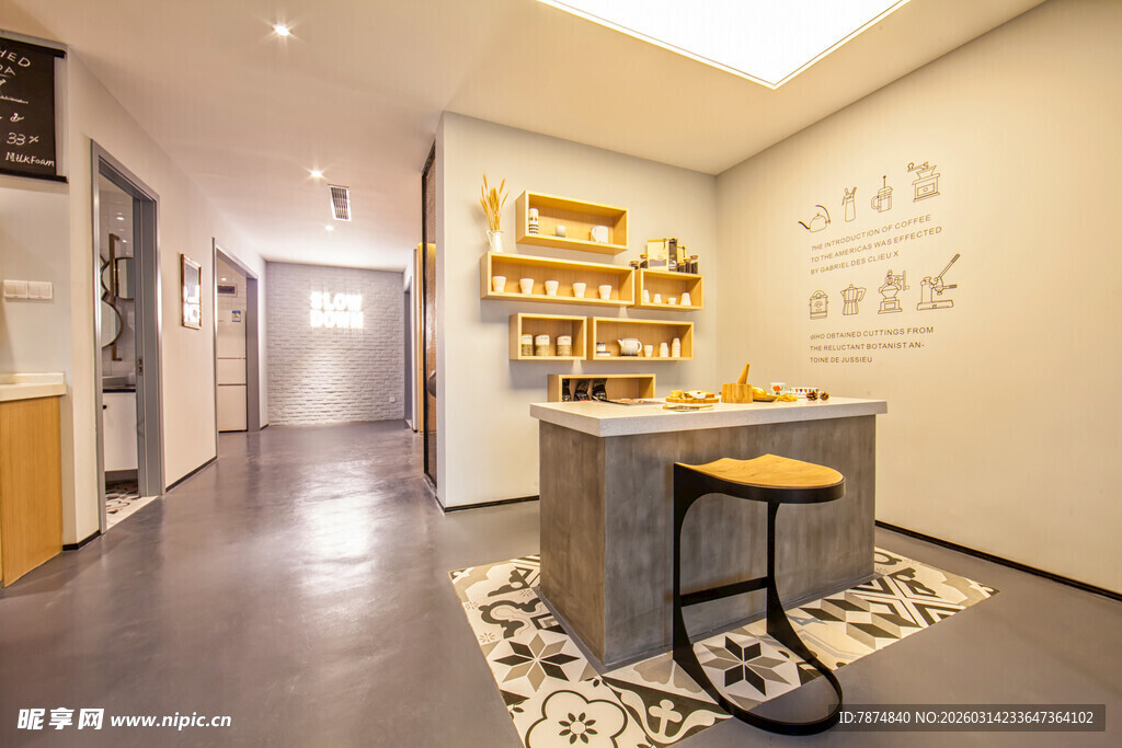 现代简约风室内吧台空间