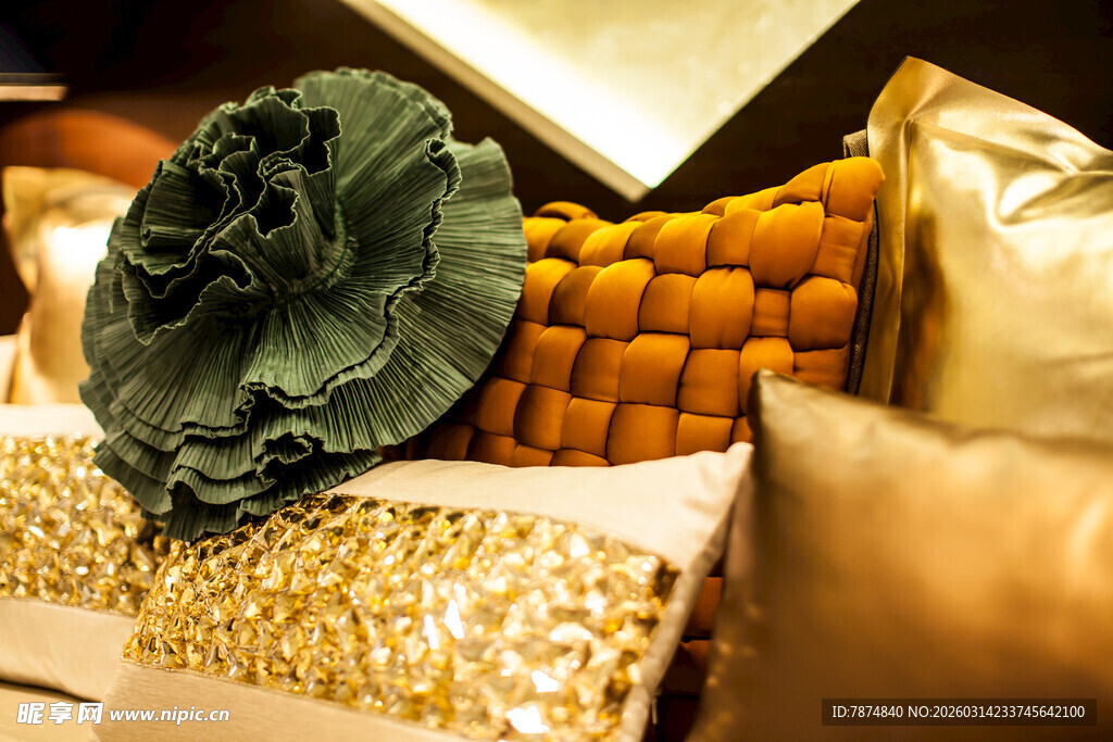 装饰用绿植与编织物件