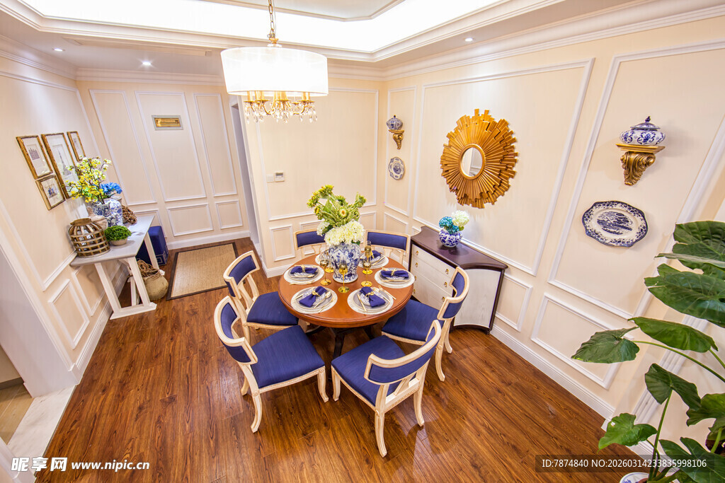 温馨餐厅室内优雅布置