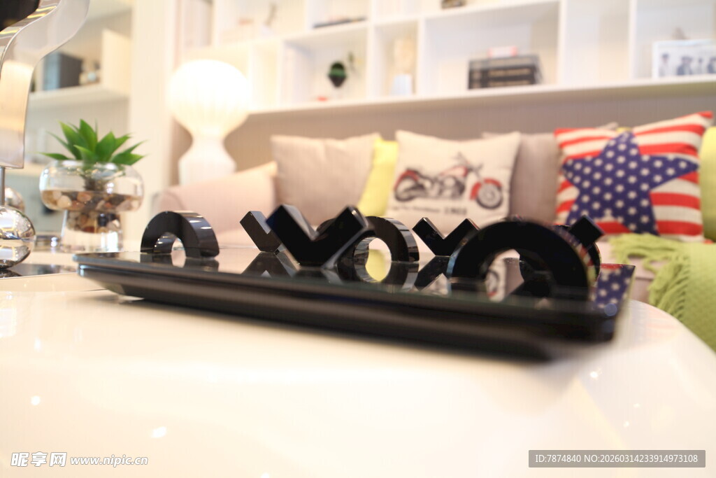 美式风摆件装饰托盘