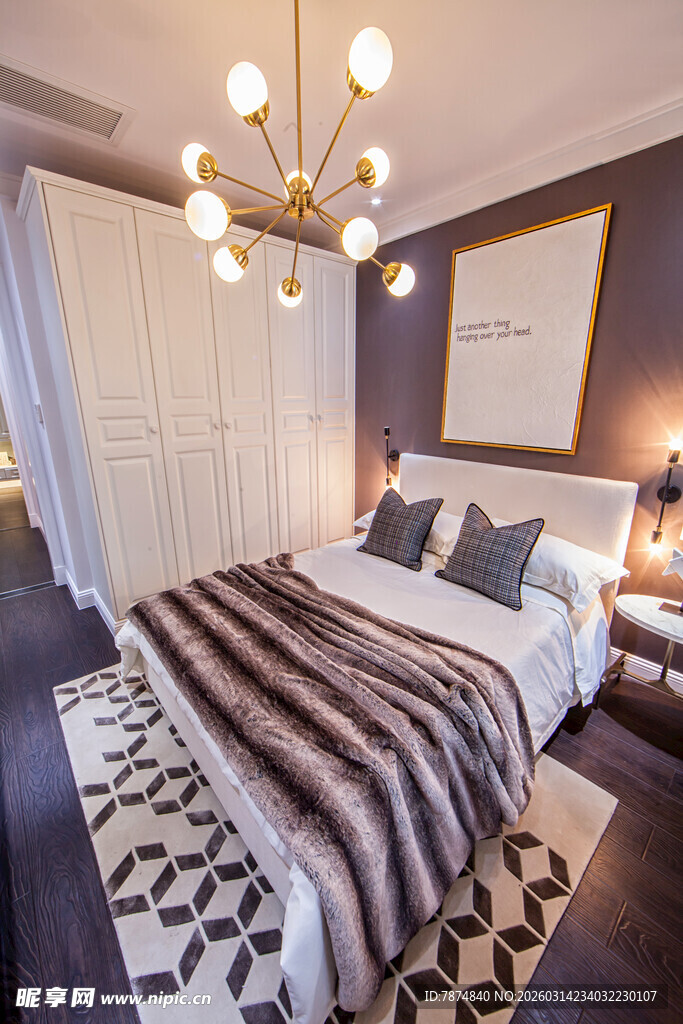 现代简约风格温馨卧室