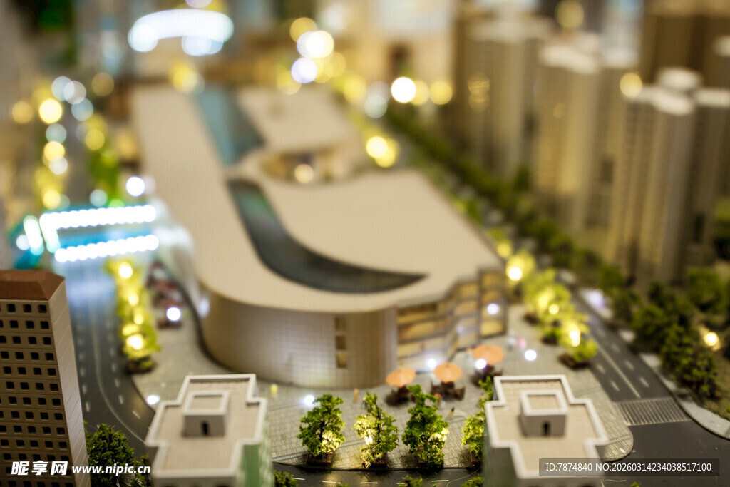 城市建筑模型景观展示