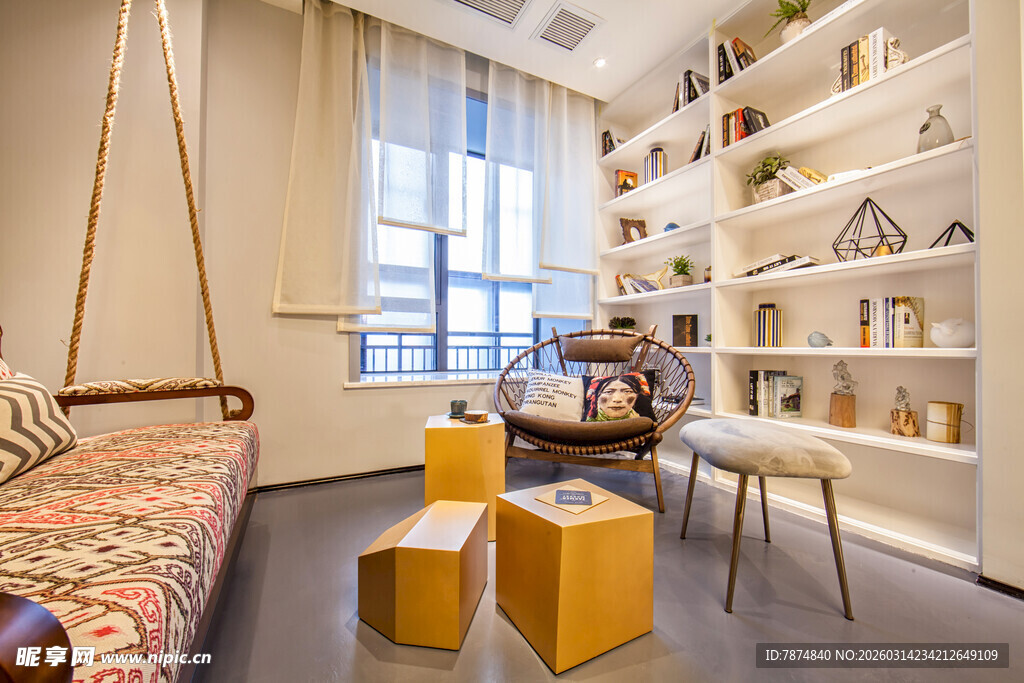 温馨阅读角落 惬意小空间