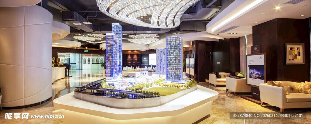 现代时尚室内展示空间