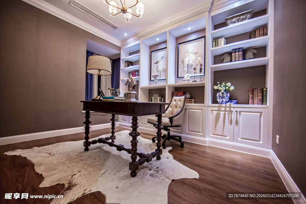 精致书房优雅家居空间