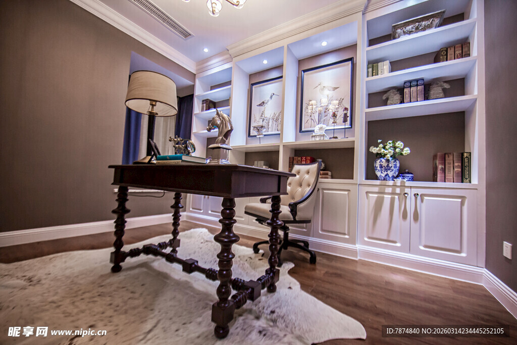 典雅书房装饰展示