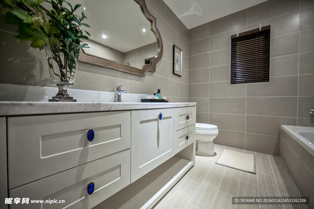 现代简约风格的优雅浴室