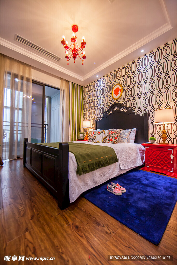 豪华卧室室内装饰展示