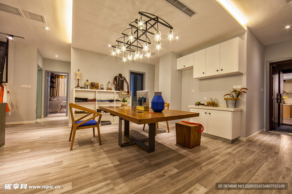 现代简约风客厅室内场景