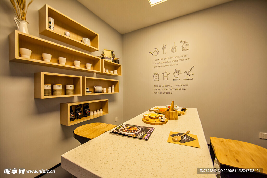 日式茶室雅致空间一角