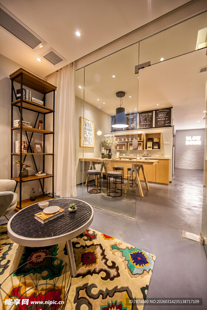 现代风开放式家居空间