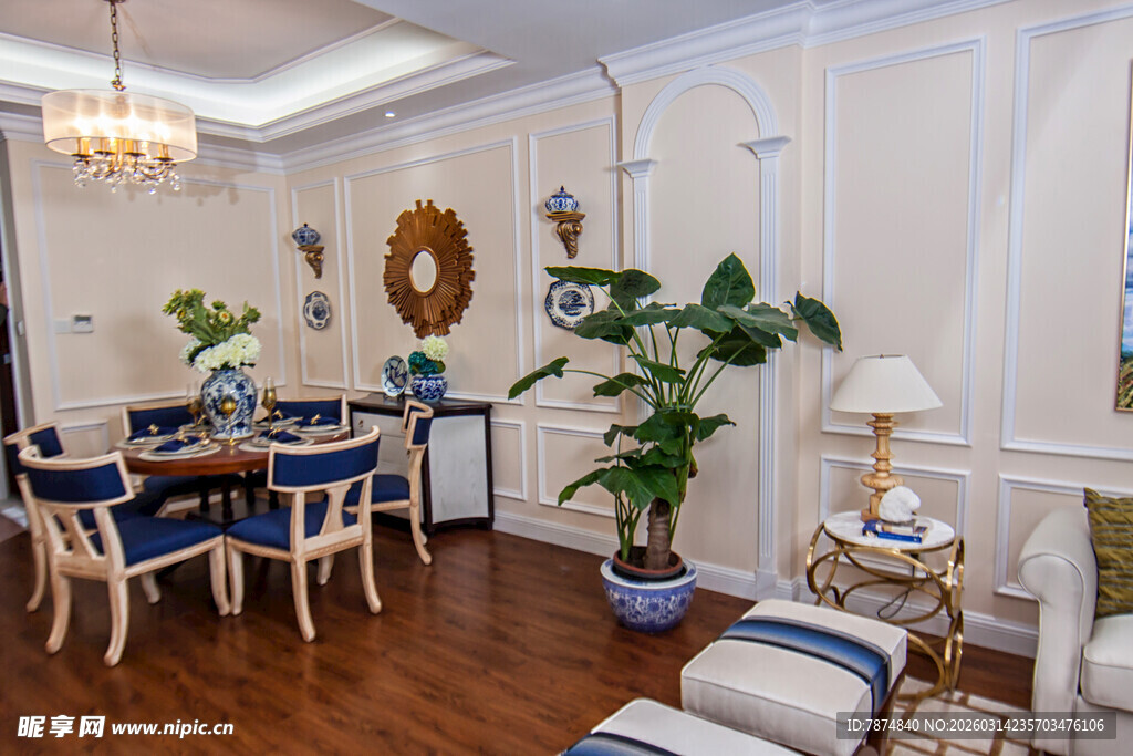 温馨现代风客厅空间展示