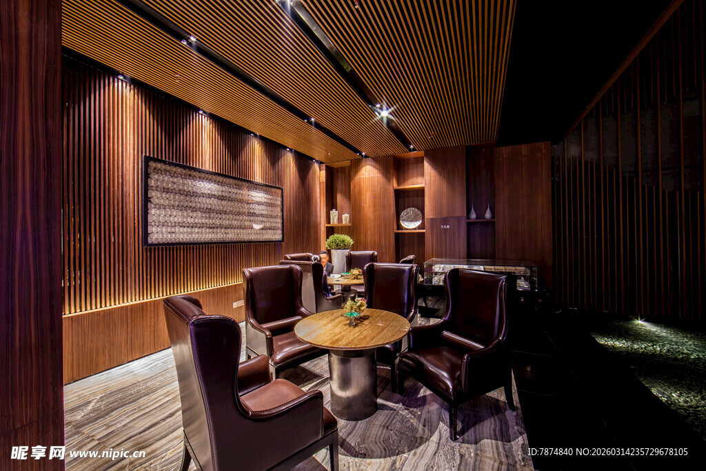 木质温馨风餐厅室内场景