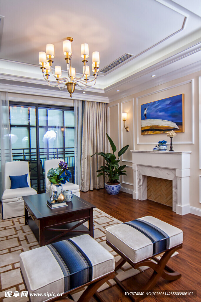 现代简约风格豪华客厅