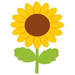 可爱向日葵插画