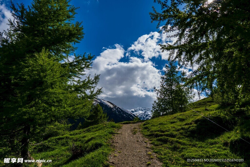 山间小径 邂逅自然美景