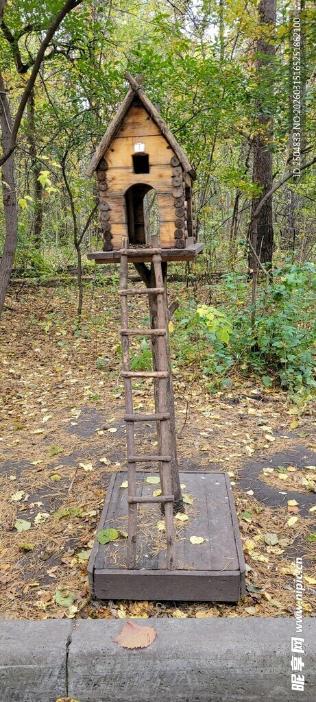 户外铁艺鸟屋套装