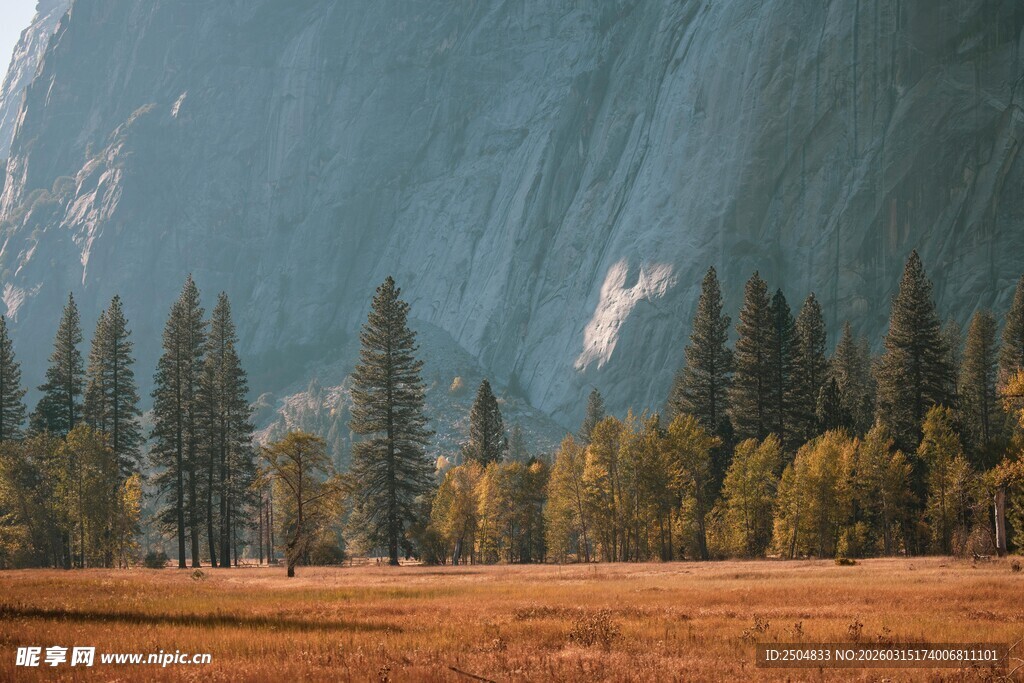 秋日山林美景