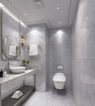 现代简约风卫生间设计