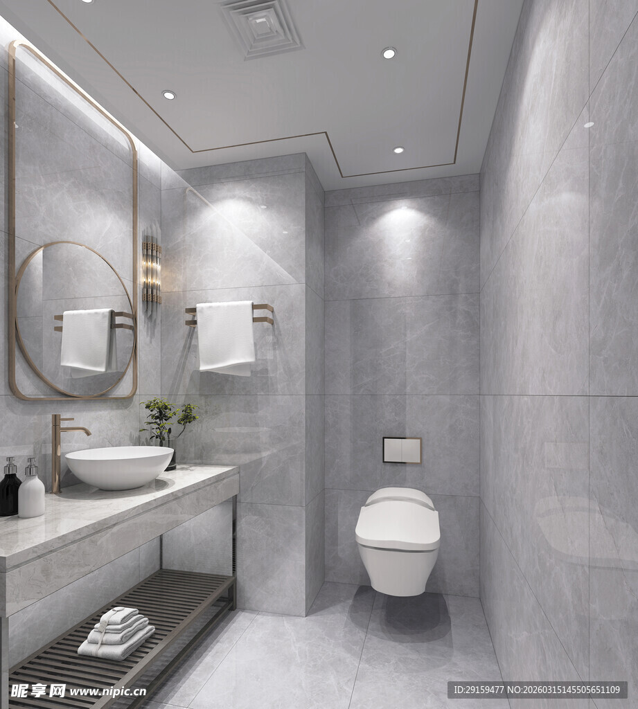 现代简约风卫生间设计