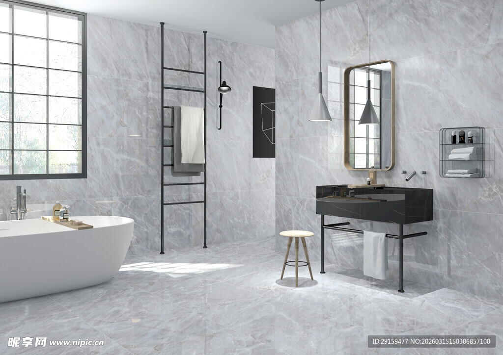 现代简约风时尚浴室空间