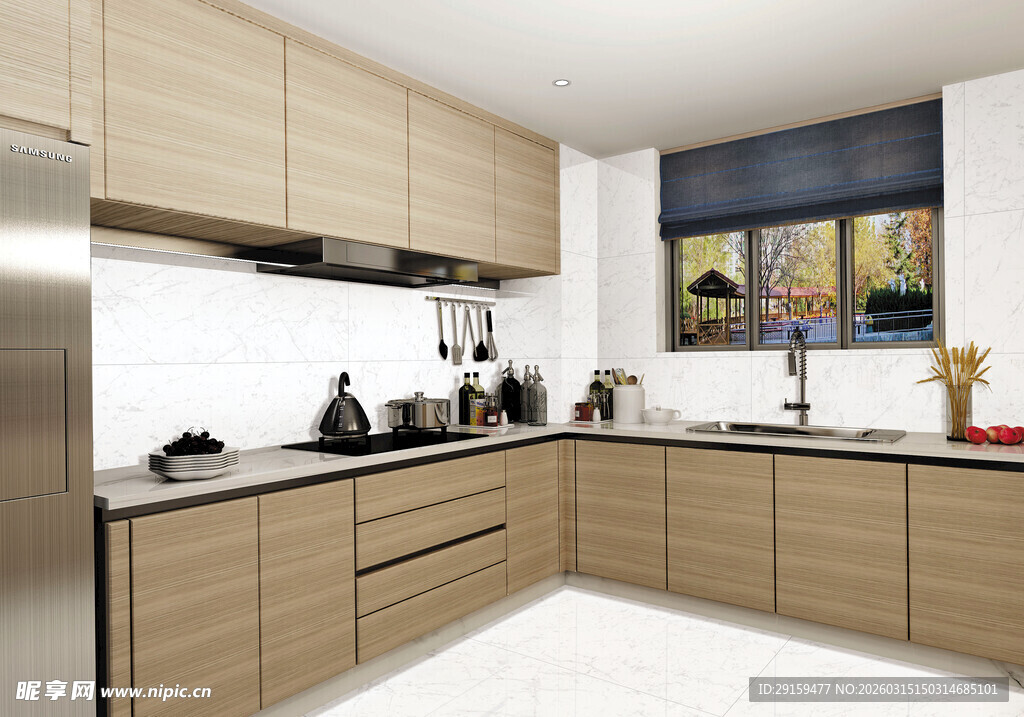 现代简约风格厨房空间