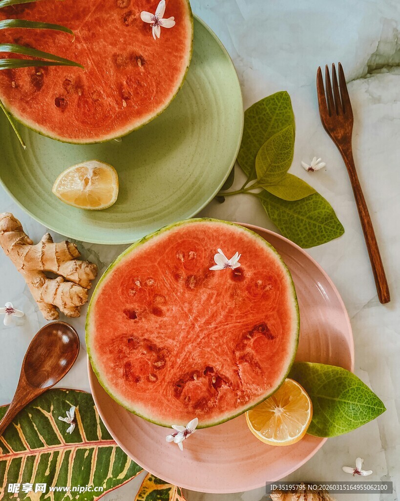 夏日清新西瓜摆盘