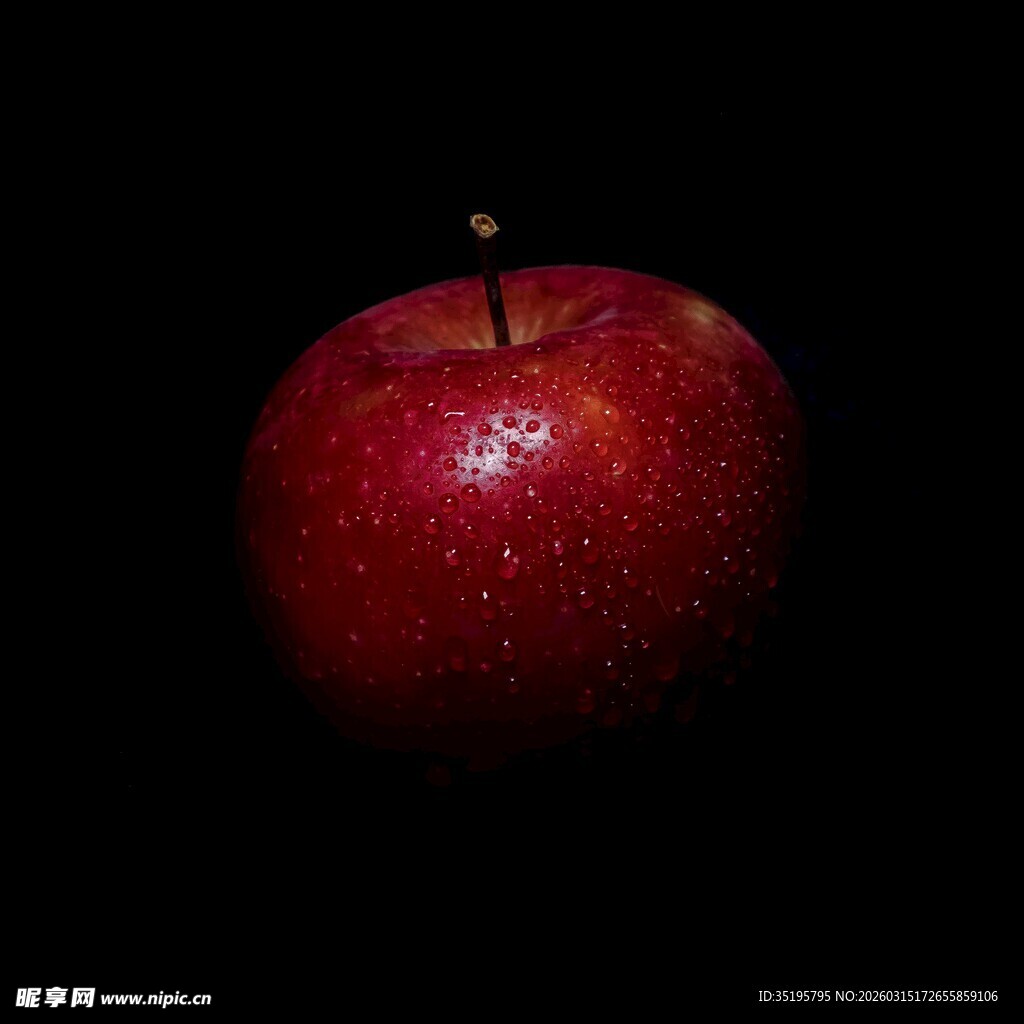 红苹果特写