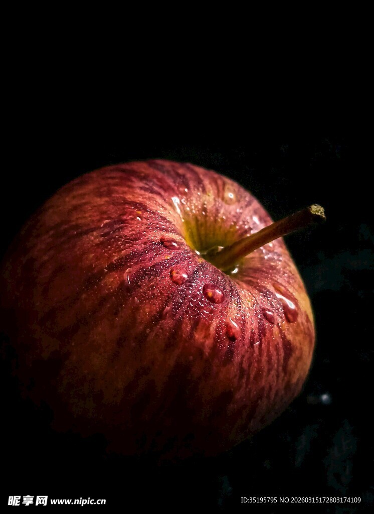红苹果特写