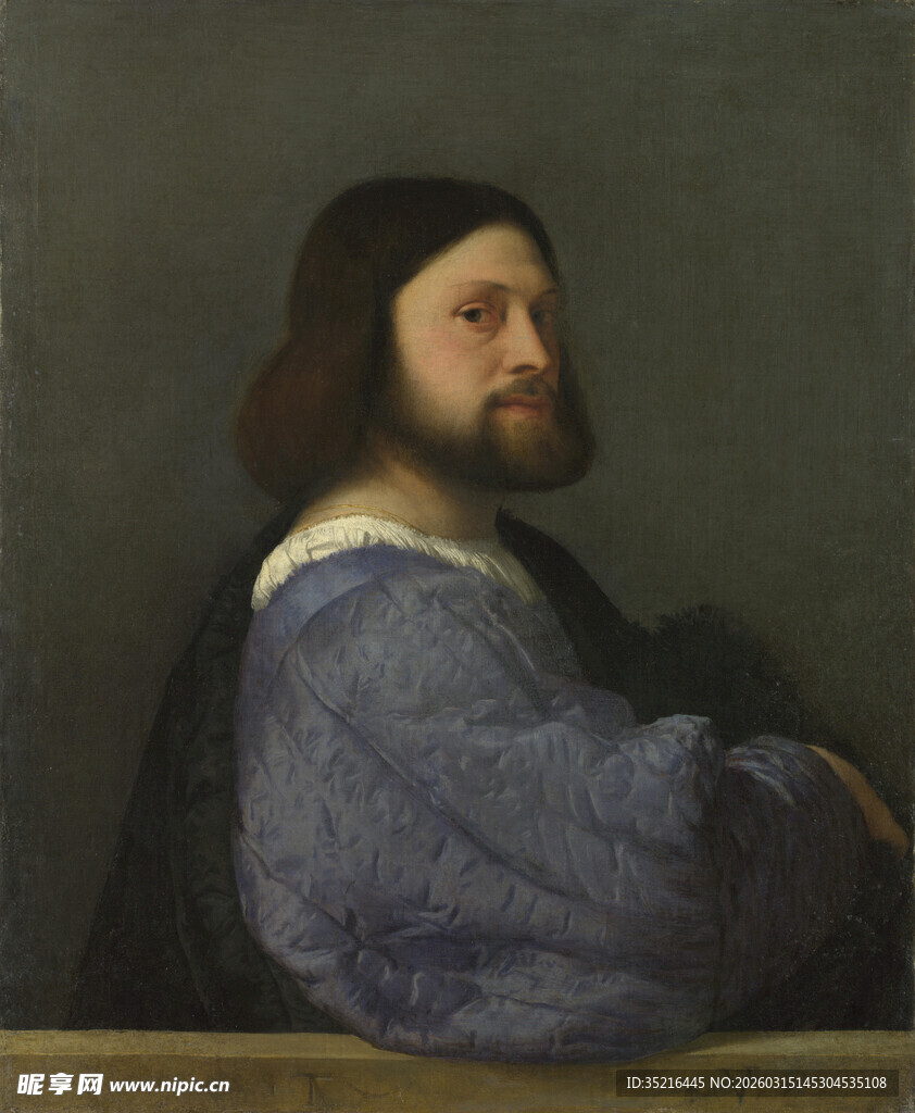 拉斐尔绘男子肖像