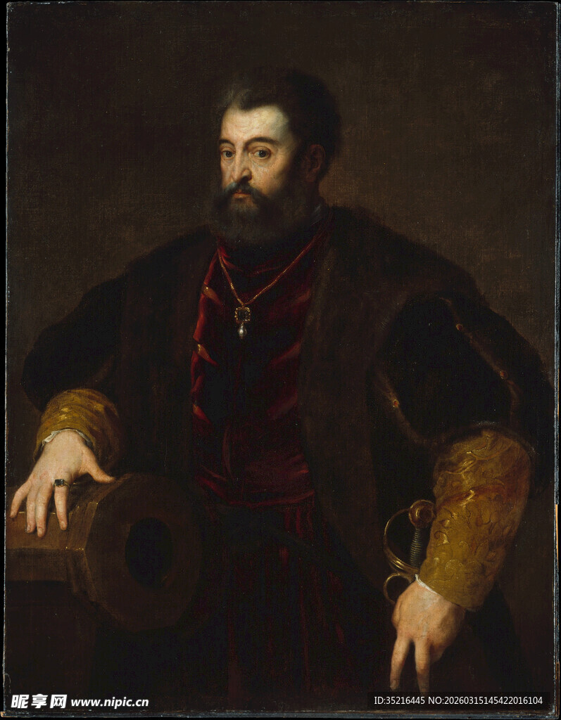 古典男子肖像画