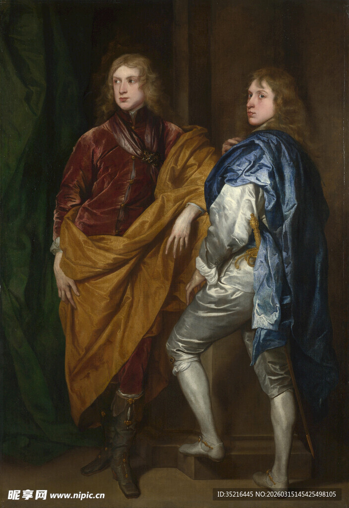 古典人物油画肖像