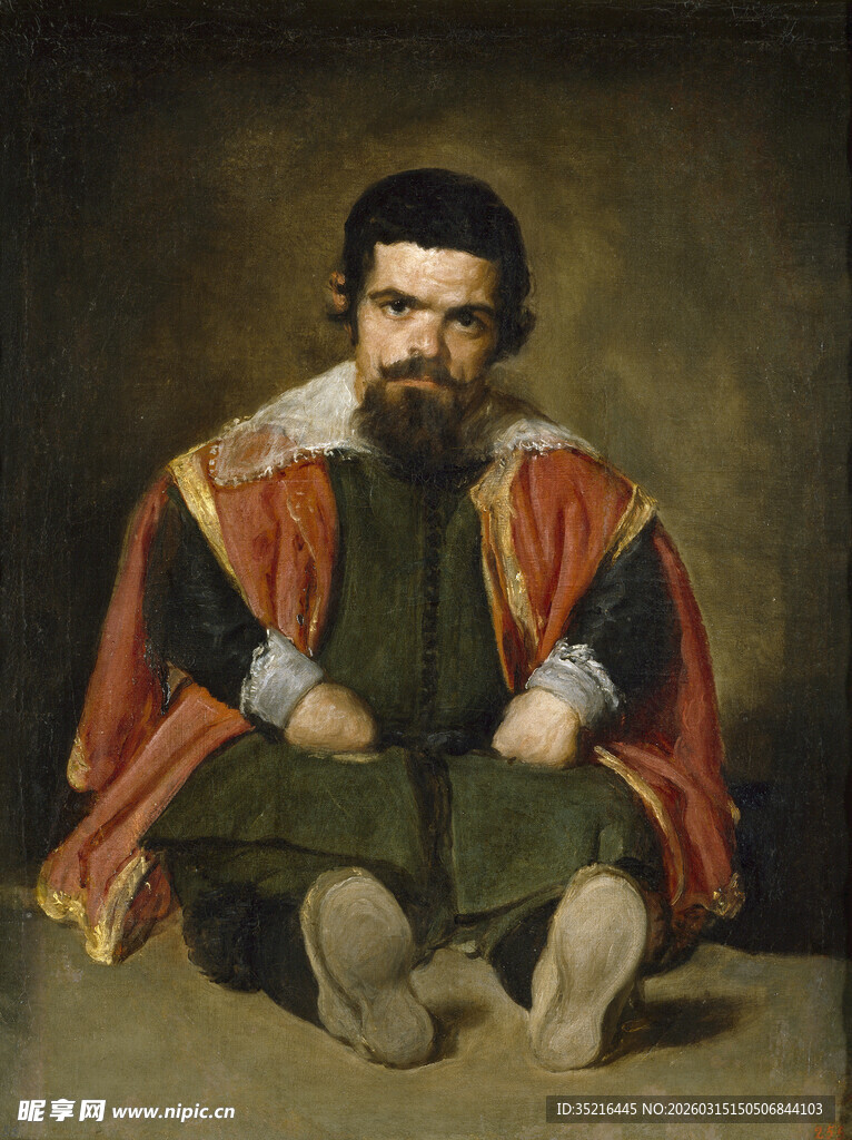 坐着的古装男子画像