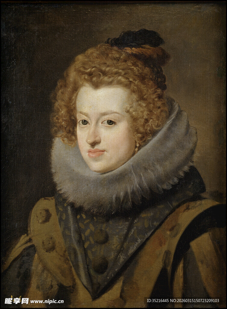 古典女士肖像画