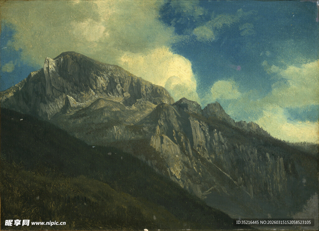 壮丽巍峨的高山景观