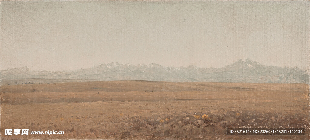 广袤荒凉沙漠景观