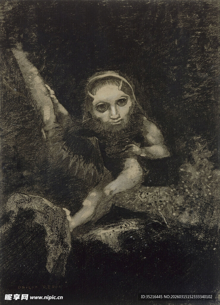 神秘女子的古典姿态