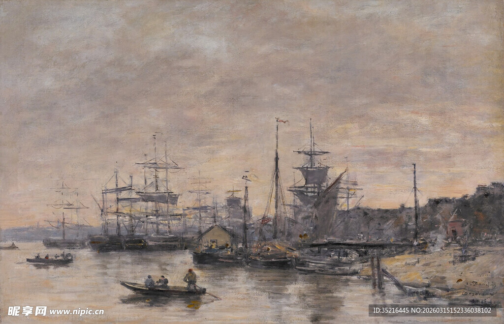 港口船只景象图