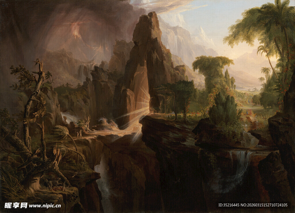 奇幻神秘的远古遗迹景观