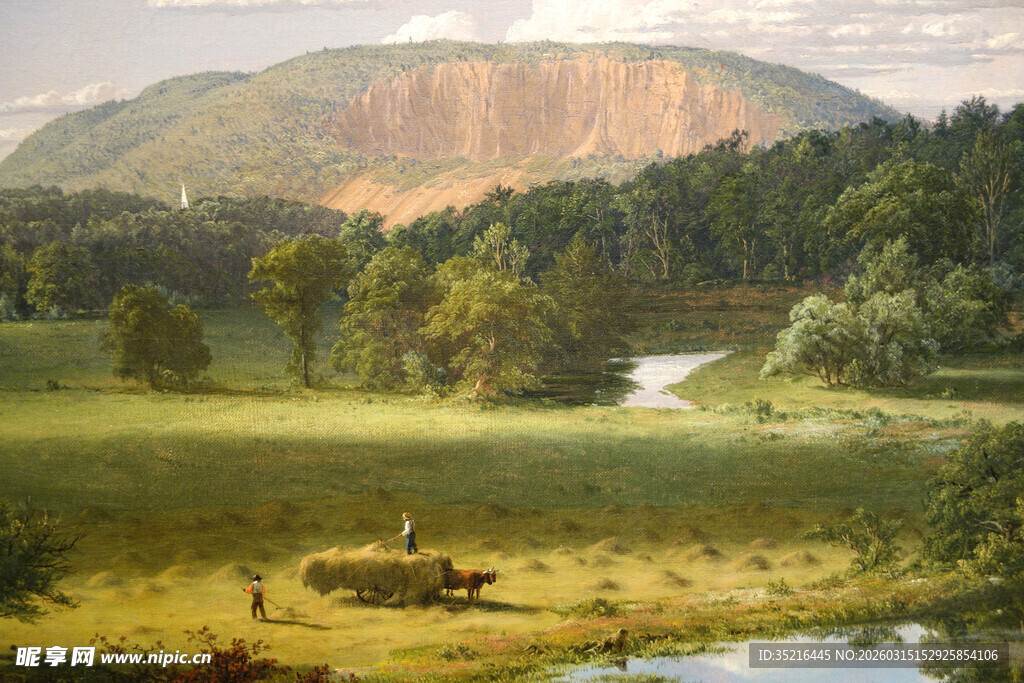 田园风光的静谧自然美景