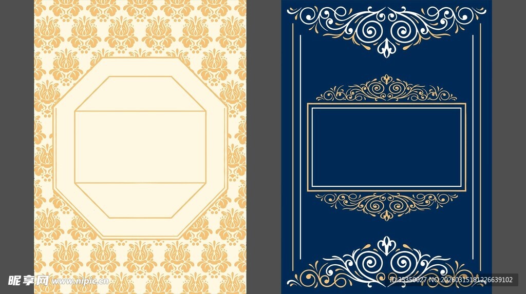 欧式边框背景
