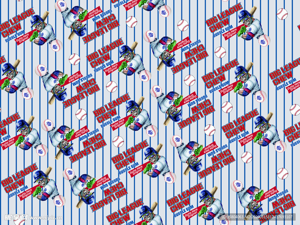 红蓝卡通图案背景纹理