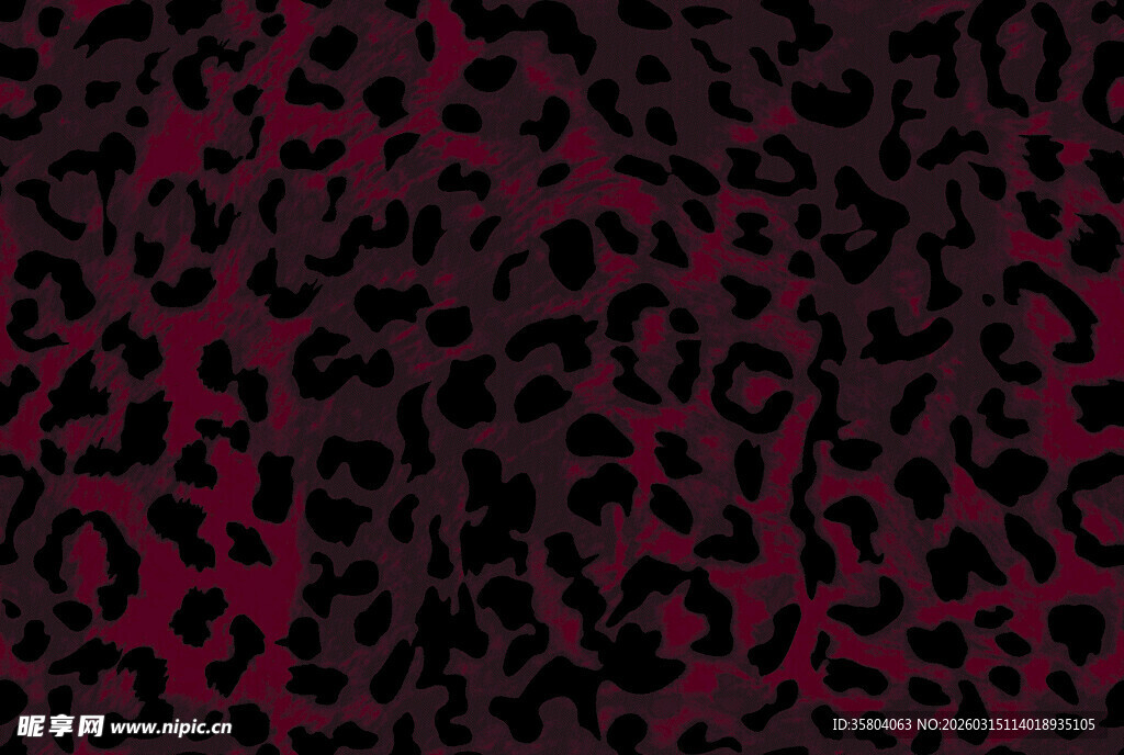 玫红色豹纹图案纹理