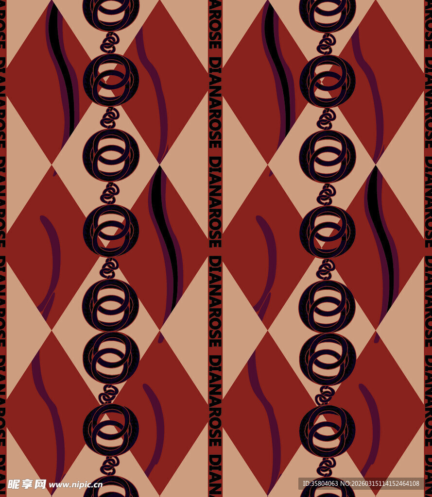 几何图案复古风纹理设计