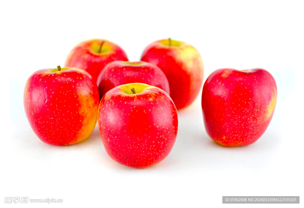 新鲜红苹果摆拍