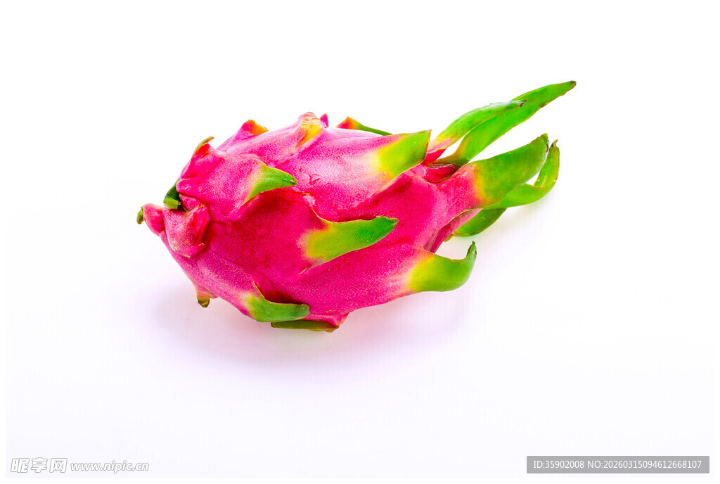 鲜艳火龙果特写